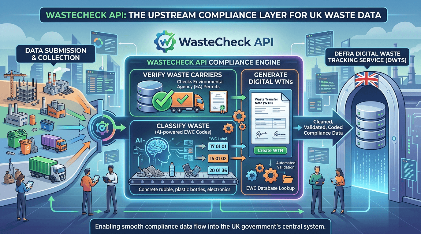 Introducing WasteCheck: UK Waste Compliance Infrastructure for Developers